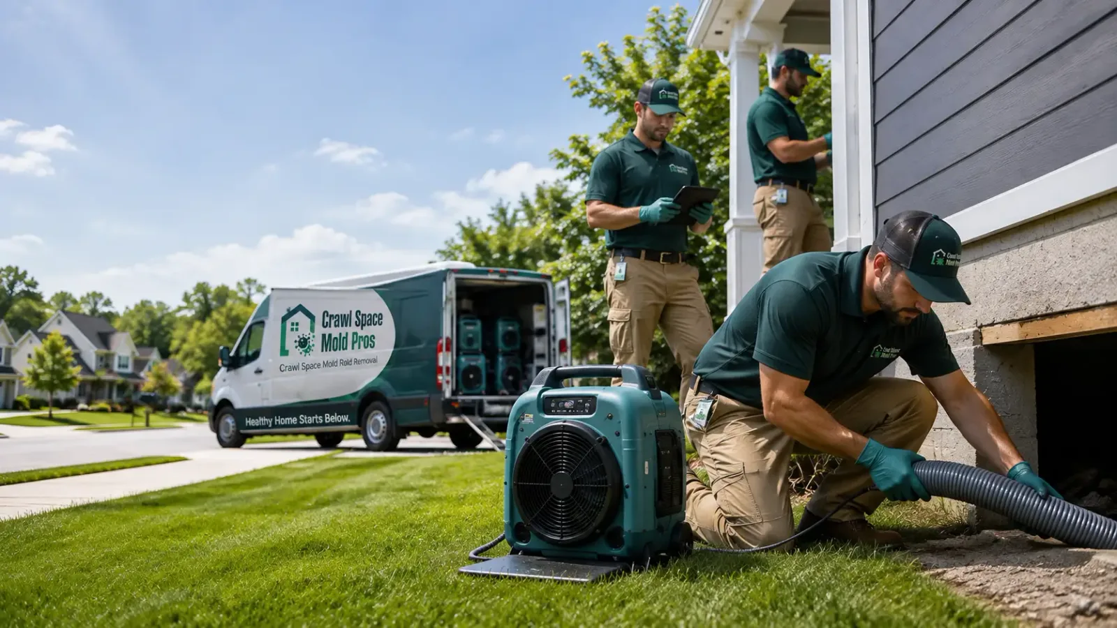 Crawl Space Mold Removal in Delco, NC